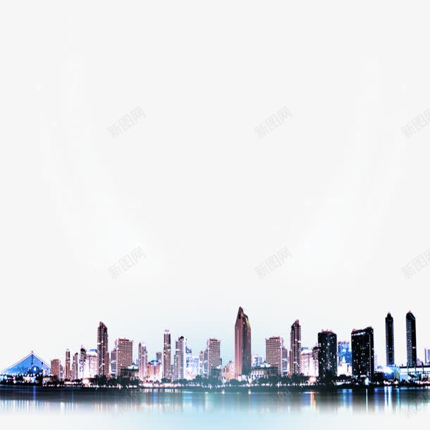 海市蜃楼png免抠素材_新图网 https://ixintu.com png 上海 倒影 城市 海市 素材 蜃楼