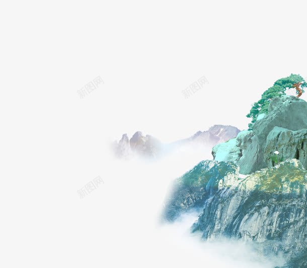 江北风光png免抠素材_新图网 https://ixintu.com 山水 江北 江北风光