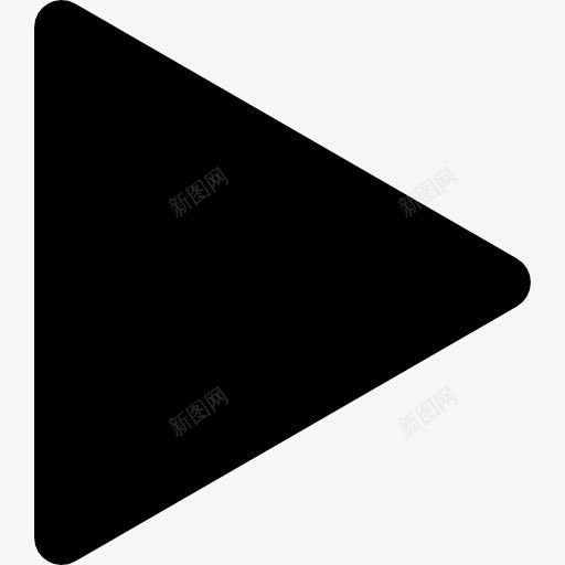 打箭图标png_新图网 https://ixintu.com 三角形 右箭头 多媒体 按钮 玩 界面和网页 符号 箭