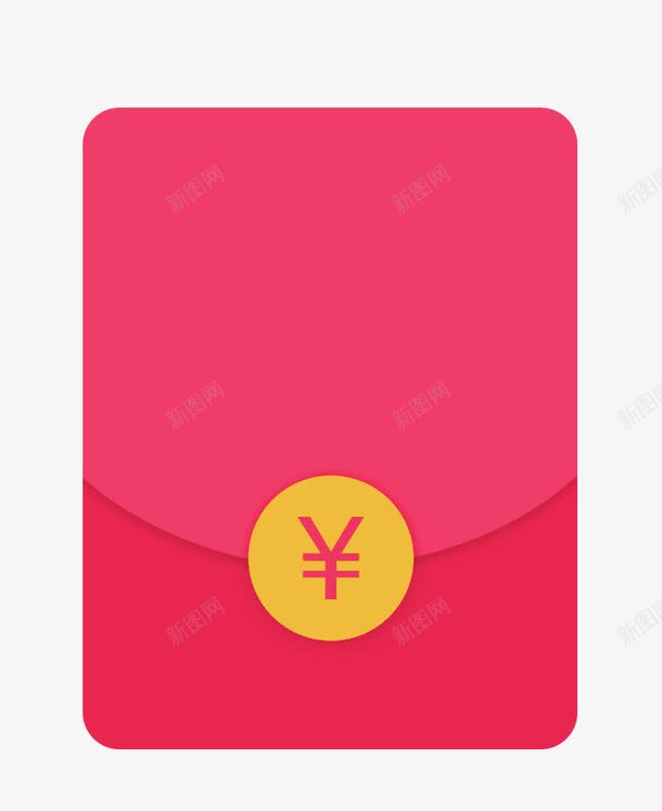 微信节日红色红包png免抠素材_新图网 https://ixintu.com 压岁钱 微信红包 红包 红色 节日