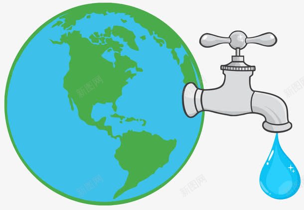 地球上的一滴水png免抠素材_新图网 https://ixintu.com 创意 卡通 地球 水 水滴 水滴简笔画 水点 水珠 水龙头 水龙头图案 液体 滴水 节约