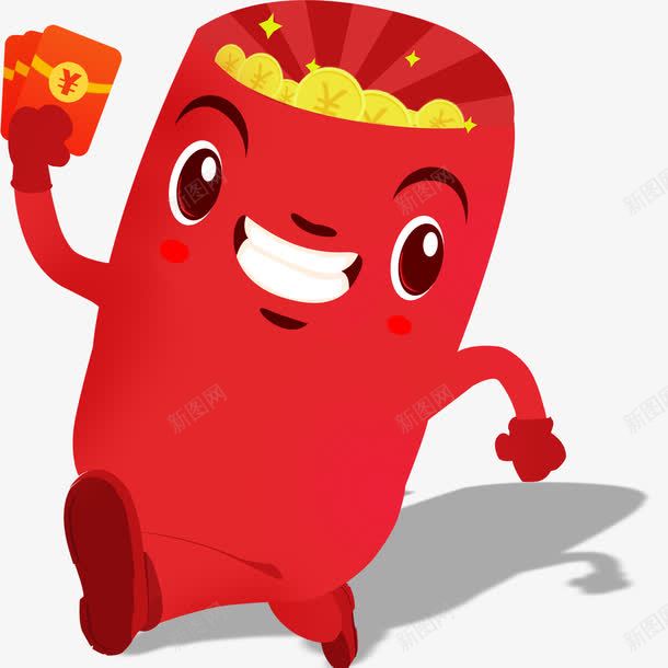 装饰的红包png免抠素材_新图网 https://ixintu.com 卡通 红包 节日元素 装饰