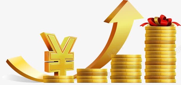 金色钱币矢量图ai免抠素材_新图网 https://ixintu.com 上升 上市 企业 指标 矢量图 箭头 财富 金色 钱币