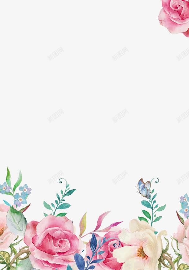 38妇女节小清新花朵创意边框png免抠素材_新图网 https://ixintu.com 38女人节 38女王节 38女神节 38妇女节 免抠下载 小清新花朵边框