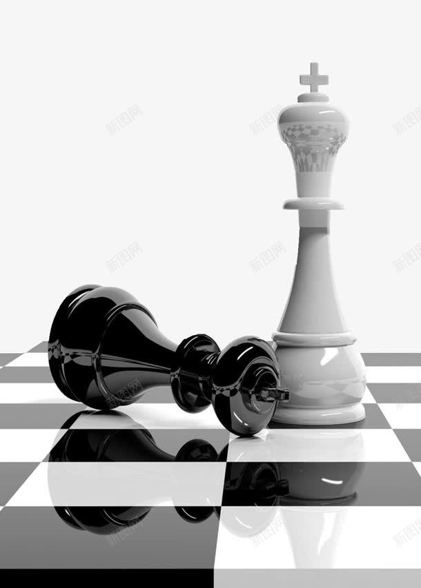 国际象棋png免抠素材_新图网 https://ixintu.com 国际象棋 白色棋子 西洋棋 象棋 黑色棋子