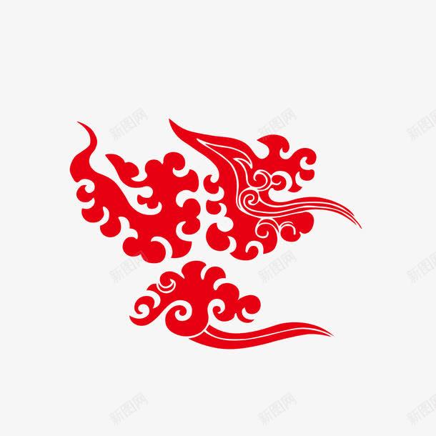 龙凤吉祥云纹png免抠素材_新图网 https://ixintu.com 云纹 优美如 吉祥图案 四合云 如意 如意云 形态似飞鸟 瑞雀 祥云 祥云云纹 象征高升