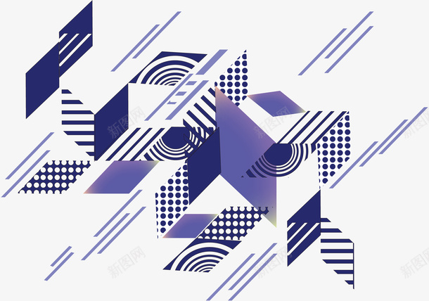 抽象装饰图案矢量图ai免抠素材_新图网 https://ixintu.com 几何图形 抽象 抽象几何 矢量几何图案 装饰疃 矢量图
