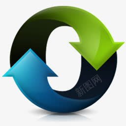 刷新按钮图标png_新图网 https://ixintu.com 交互 刷新 箭头