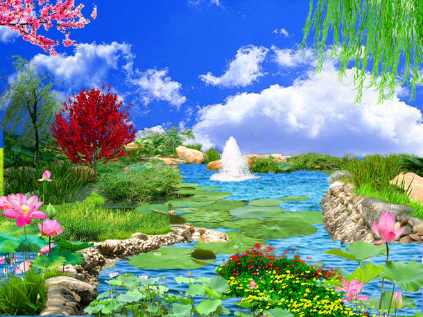 春天来了百花开800x700png免抠素材_新图网 https://ixintu.com 图片 春天 百花 素材
