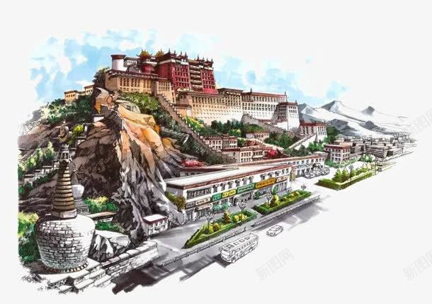 水彩建筑拉萨布达拉宫png免抠素材_新图网 https://ixintu.com 商业建筑效果图 建筑手绘装饰 建筑设计 建筑风景 手绘 手绘建筑效果图 效果图 水彩 水彩建筑 水彩建筑手绘 水彩建筑拉萨布达拉宫免抠 水彩建筑拉萨布达拉宫免抠png 水彩画 设计手绘