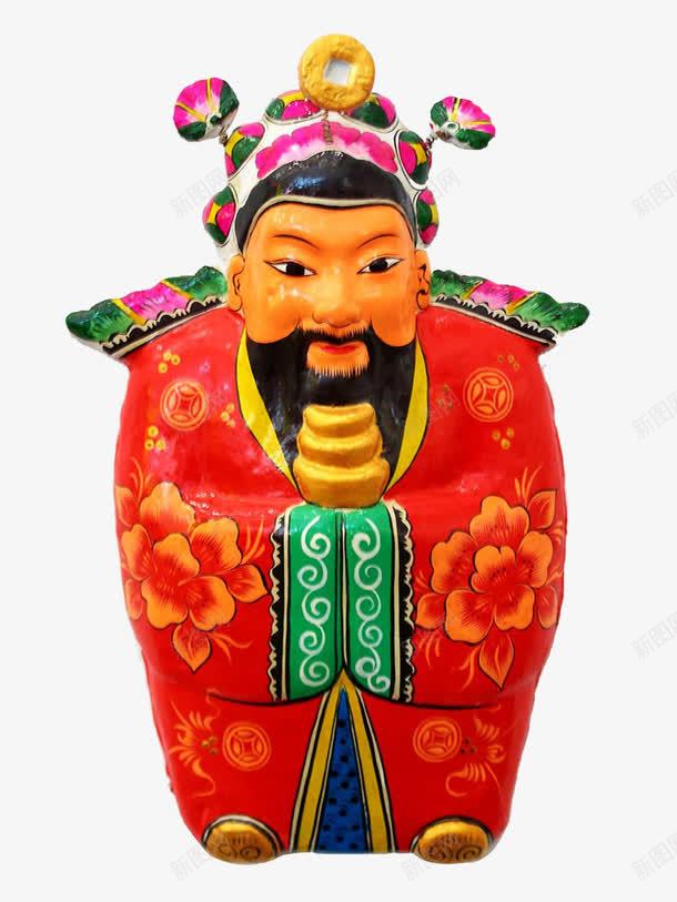 陕西凤翔泥塑财神png免抠素材_新图网 https://ixintu.com 传统文化 实物 彩色 泥塑财神 财神 财神高清图片