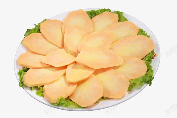 地瓜片png免抠素材_新图网 https://ixintu.com 传统美食 涮锅子 火锅菜品 火锅菜品素材大全 火锅配菜 火锅食材 红薯片 食物原料 餐饮美食