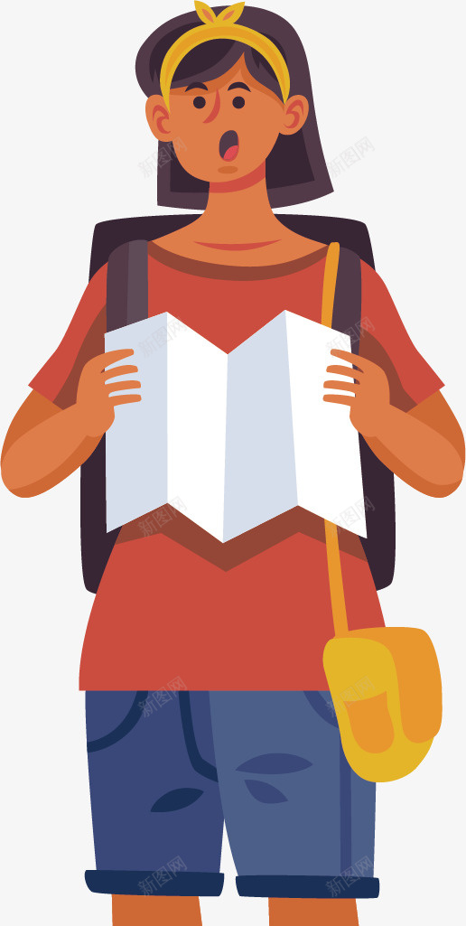 拿着成绩单吃惊的背包女学矢量图ai免抠素材_新图网 https://ixintu.com 创意 吃惊表情 女学生 成绩单 矢量图拿着成绩单吃惊的背包女学生免费下载 短发 背包 矢量图