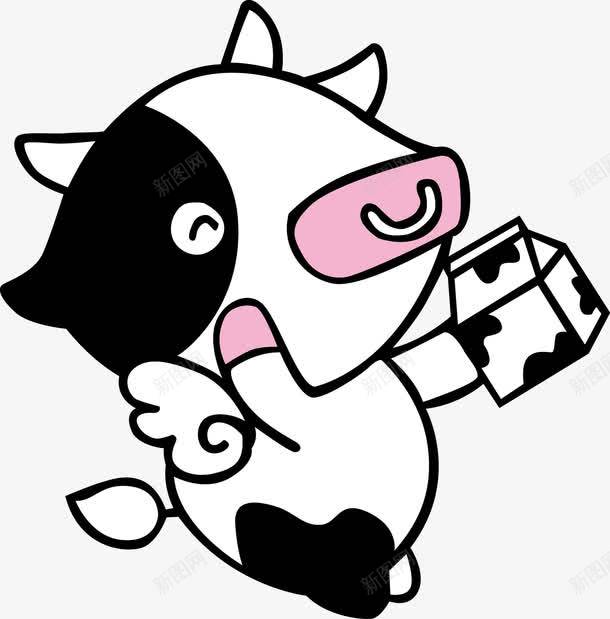 奶牛milk矢量图ai免抠素材_新图网 https://ixintu.com milk 乳牛 儿童 动漫 卡通 卡通设计 喝牛奶 奶斑 奶牛 小奶牛 插画 牛奶 牛奶盒 牛轧糖 矢量图 纯牛奶 鲜奶 鲜牛奶 黑白牛
