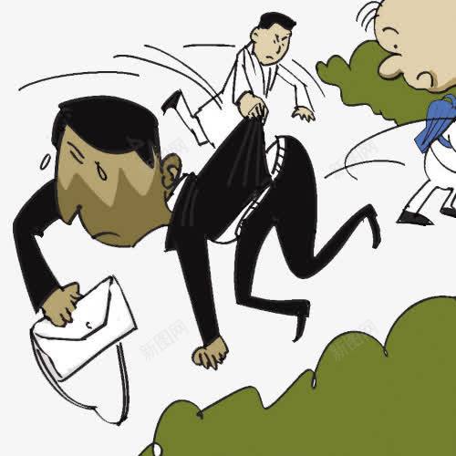 创意文明城市见义勇为png免抠素材_新图网 https://ixintu.com 偷包的 创意漫画 抓住 男人