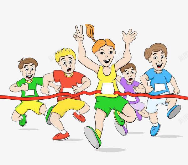 到达终点的跑步选手png免抠素材_新图网 https://ixintu.com 到达终点 卡通手绘 奔跑 比赛 赛跑 起点终点 跑步 运动 运动员 锻炼 长跑 飞奔 马拉松 马拉松比赛