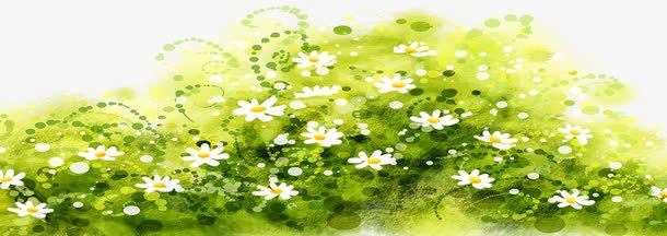春天白色小花草丛装饰png免抠素材_新图网 https://ixintu.com 春天 白色 草丛 装饰