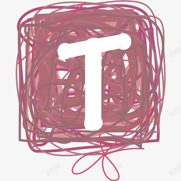 卡通手绘圆圈字母Tpng免抠素材_新图网 https://ixintu.com T 创意 圆圈 大写字母 手绘图 绘画 英文字母