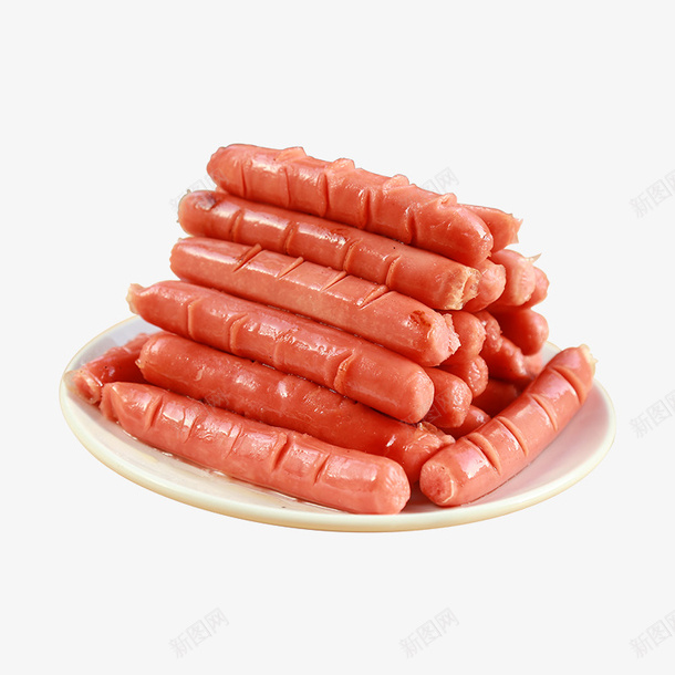 美味火煺肠png免抠素材_新图网 https://ixintu.com 一盘香肠 产品实物 火煺肠 烤肠 热狗 番茄酱 红色香肠 美味 美食 食物 香肠