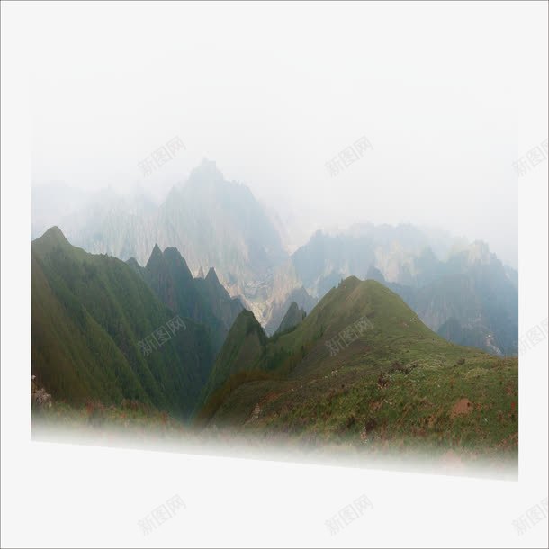 山水png免抠素材_新图网 https://ixintu.com 山河 江山