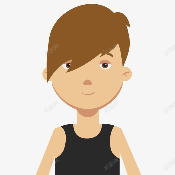 帅气的男孩头像png免抠素材_新图网 https://ixintu.com 人物 卡通 卡通人物证件照 头像设计 帅气 扁平化 招聘 男孩 证件插画 证件照 证件照头像