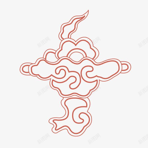 吉祥云纹png免抠素材_新图网 https://ixintu.com 中国 云纹 吉祥 祥纹 纹路