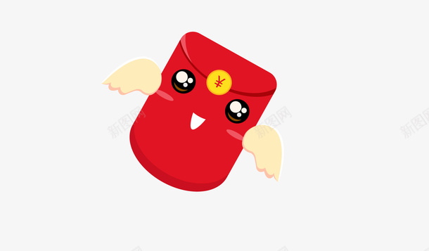 红包天使元素图标psd_新图网 https://ixintu.com 红包 红包元素人偶 红包天使元素 红包设计
