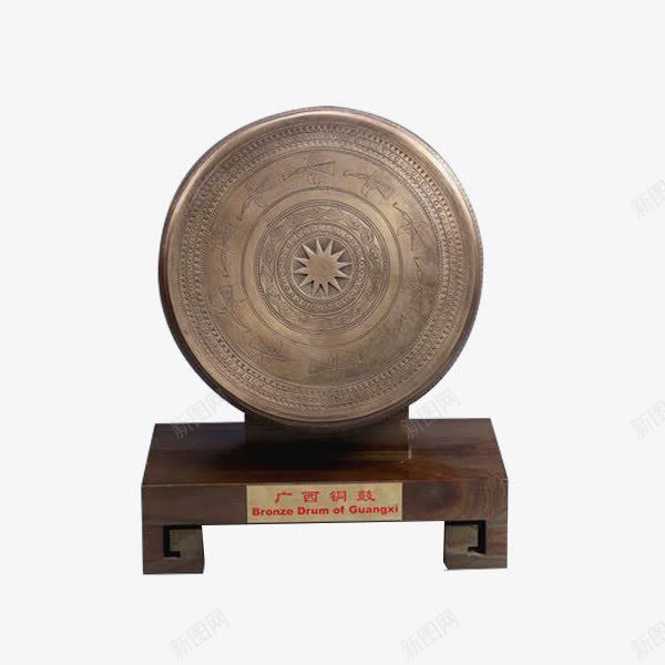 古代铜鼓摆件png免抠素材_新图网 https://ixintu.com 中国文化 古代 摆件 艺术品 鉴定 铜鼓