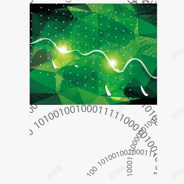 炫彩科技商务背景png免抠素材_新图网 https://ixintu.com 商务 数字 流水状 液体状 炫彩 科幻 科技 科技感 科技风 立体 绿色 背景 金融 高科技