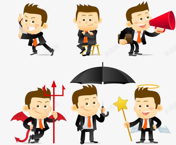 商务人士png免抠素材_新图网 https://ixintu.com H5页面素材 促销 促销图案 升值 卡通人物 扁平人物 扁平化人物 电商卡通人物 红包 网页设计卡通 金币 金钱