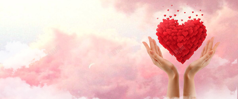 护士节粉色云朵爱心bannerjpg设计背景_新图网 https://ixintu.com 512护士节 Nurse 医疗 国际护士节 护士广告背景 护士节 护士节公益广告 粉色云