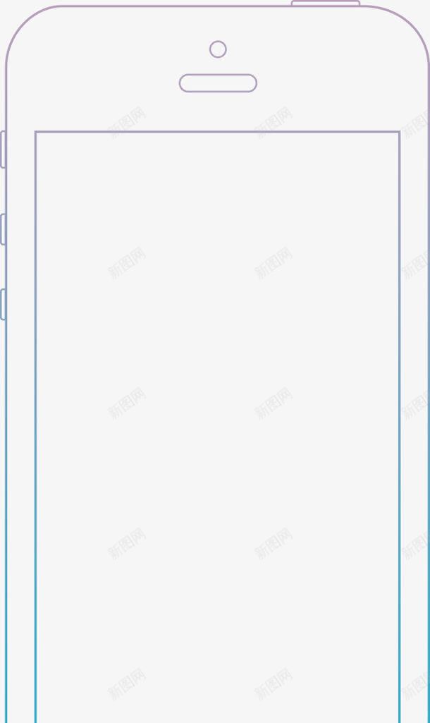 线条iphone边框png免抠素材_新图网 https://ixintu.com iphone 线条 边框