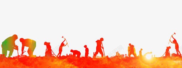 辛苦工作png免抠素材_新图网 https://ixintu.com 劳动 城市 工人 建筑