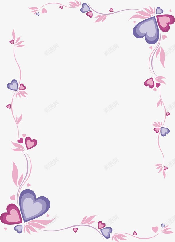花瓣边框png免抠素材_新图网 https://ixintu.com 彩色 板报花边 校园花边 花瓣 花边 蕾丝花边