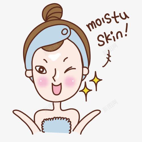 卡通女孩没用健康美容手法按png免抠素材_新图网 https://ixintu.com 健康 卡通 女孩 按摩 没用 美妆 美容手法 面膜