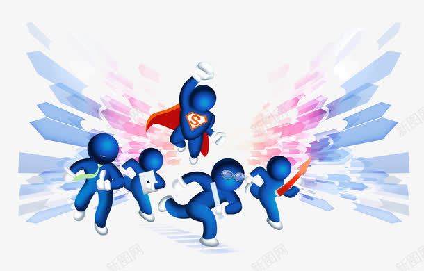 奔跑png免抠素材_新图网 https://ixintu.com GO 冲 加油 向前 奔跑 快点 火速 速度