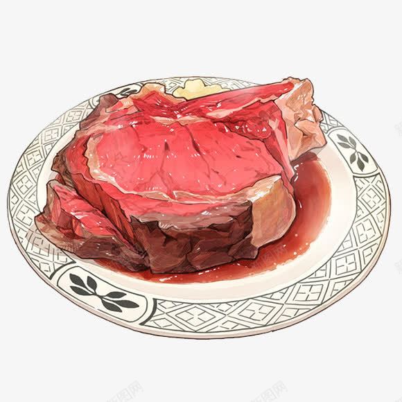 手绘日本美食牛肉png免抠素材_新图网 https://ixintu.com 手绘 日本 牛肉 红烧 美食