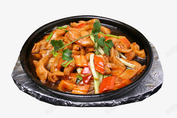 铁板美食红烧大肠png免抠素材_新图网 https://ixintu.com 大肠 尖椒肥肠 猪大肠 猪肠 红烧大肠 红烧肥肠 美食 辣椒 铁板美食 香菜