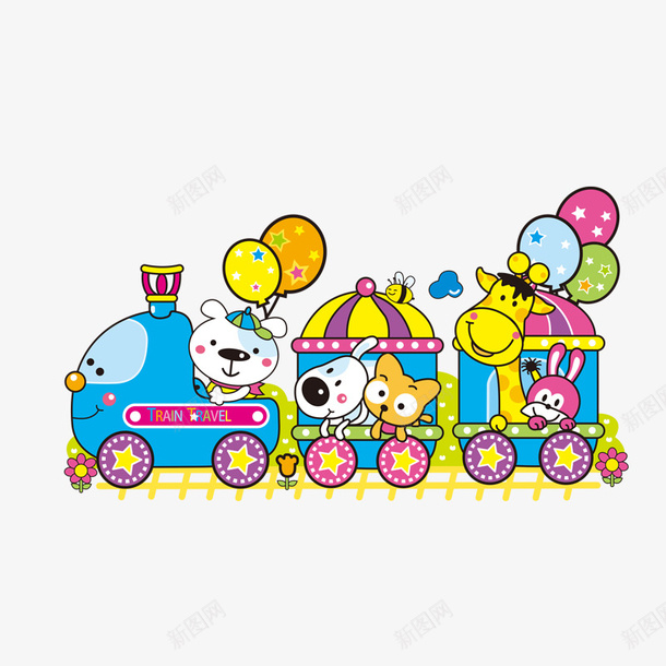儿童节游乐园宣传单插画封面png设计背景_新图网 https://ixintu.com 儿童节 宣传单 封面 插画 游乐园