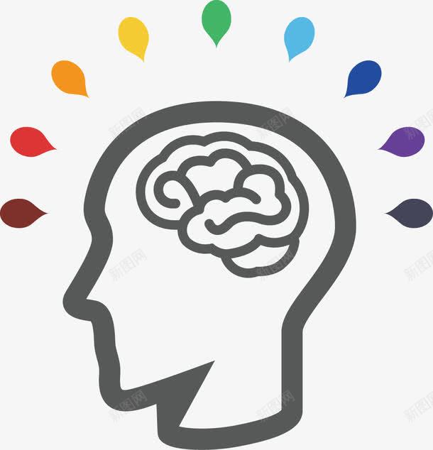 大脑人脑png免抠素材_新图网 https://ixintu.com 人物 大脑 手绘元素 气球
