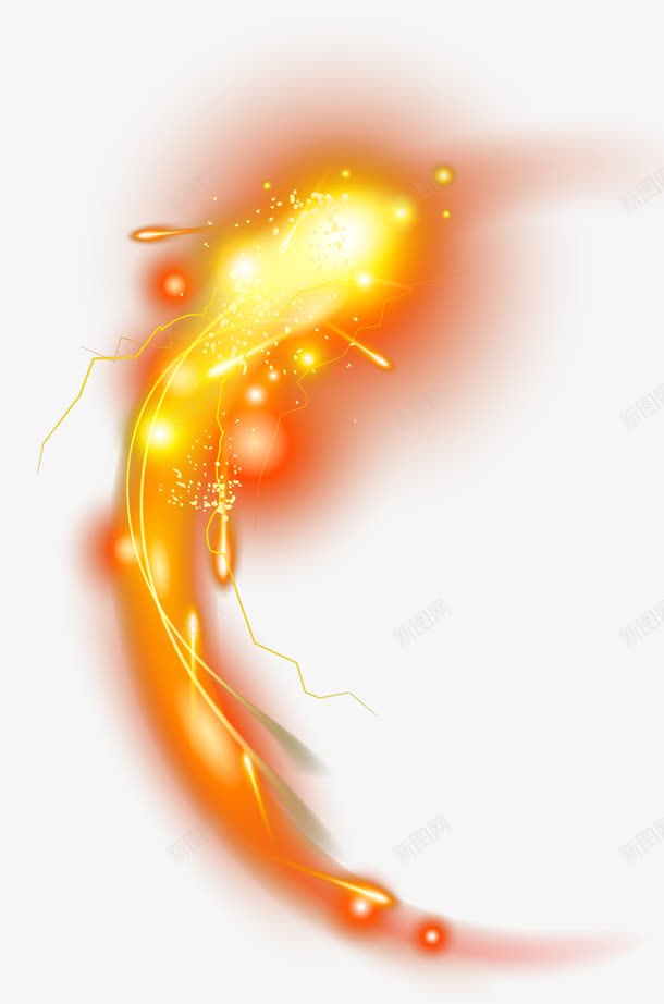 弧形光效png免抠素材_新图网 https://ixintu.com 光效 光源 发光 弧形 矢量光效 装饰光感