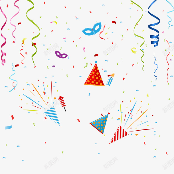 儿童节节日庆祝彩带矢量图ai免抠素材_新图网 https://ixintu.com 三角拉旗 儿童节快乐 儿童节气球 儿童节节日 广告设计 彩带 矢量图碎 矢量图