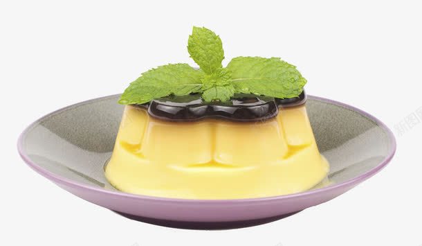 薄荷味布丁png免抠素材_新图网 https://ixintu.com 实物 水果 焦糖 糖果 绿色 美味甜点 薄荷味布丁下午茶 青柠薄荷