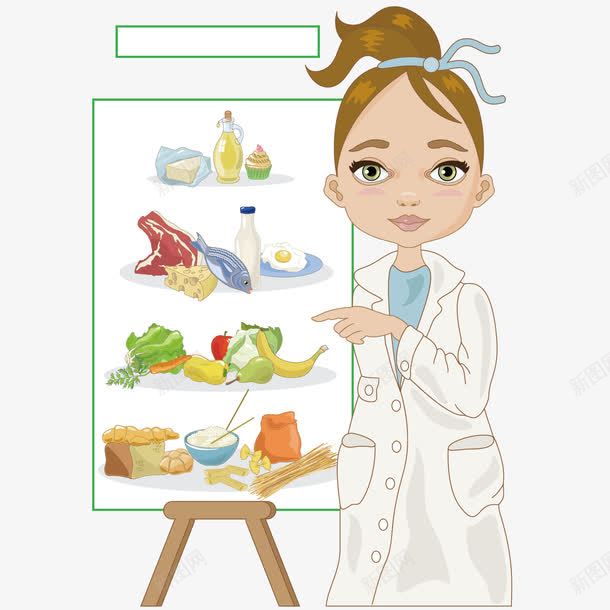营养师推荐饮食搭配png免抠素材_新图网 https://ixintu.com 营养师 食谱 饮食