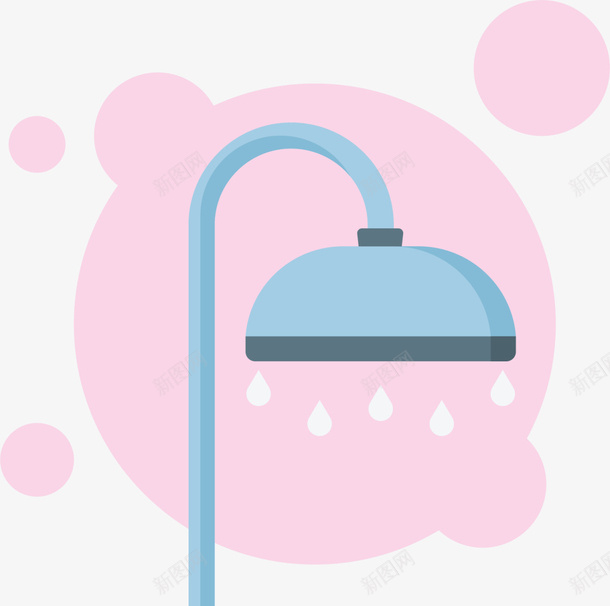 洗澡淋浴卡通喷头png免抠素材_新图网 https://ixintu.com SPA 卡通喷头 护肤 洗澡 淋浴 美丽 美妆 美容院