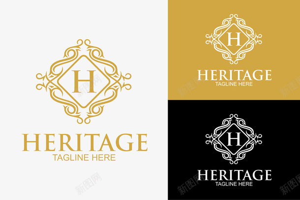 字母大写H的logo矢量图图标ai_新图网 https://ixintu.com logo 大方 字母 棕色 简约 精美 英文 设计感 矢量图