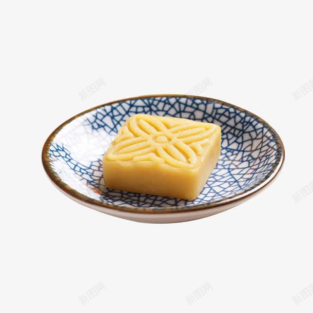 麻油绿豆糕png免抠素材_新图网 https://ixintu.com 中华老字号 产品实物 休闲零食 南京传统糕点 江苏特产 甜食 茶点 麻油绿豆糕