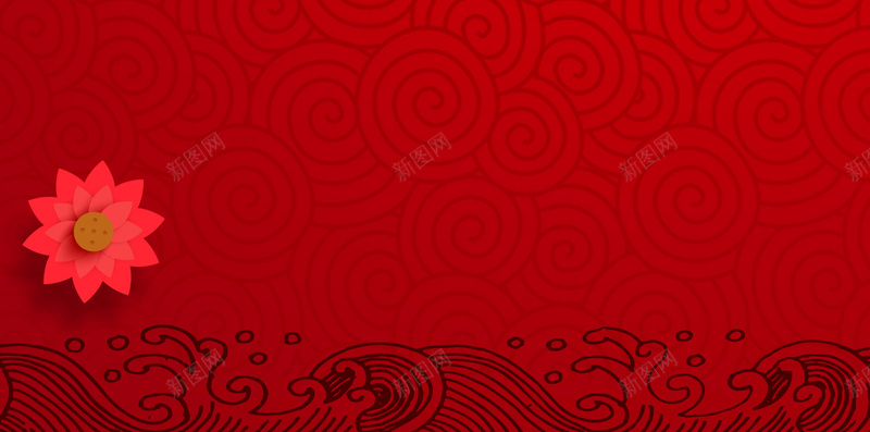 红色中国风祥云新年快乐H5背景psd设计背景_新图网 https://ixintu.com 2017 H5 H5背景 h5 中国风 云纹 喜庆 新年 新年快乐 新春 春节 祥云 红色 过年 金鸡 鸡年
