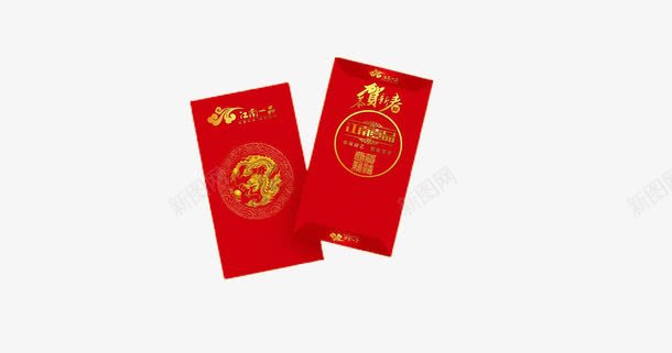 新年红包png免抠素材_新图网 https://ixintu.com 红包 红色 艺术字 长方形