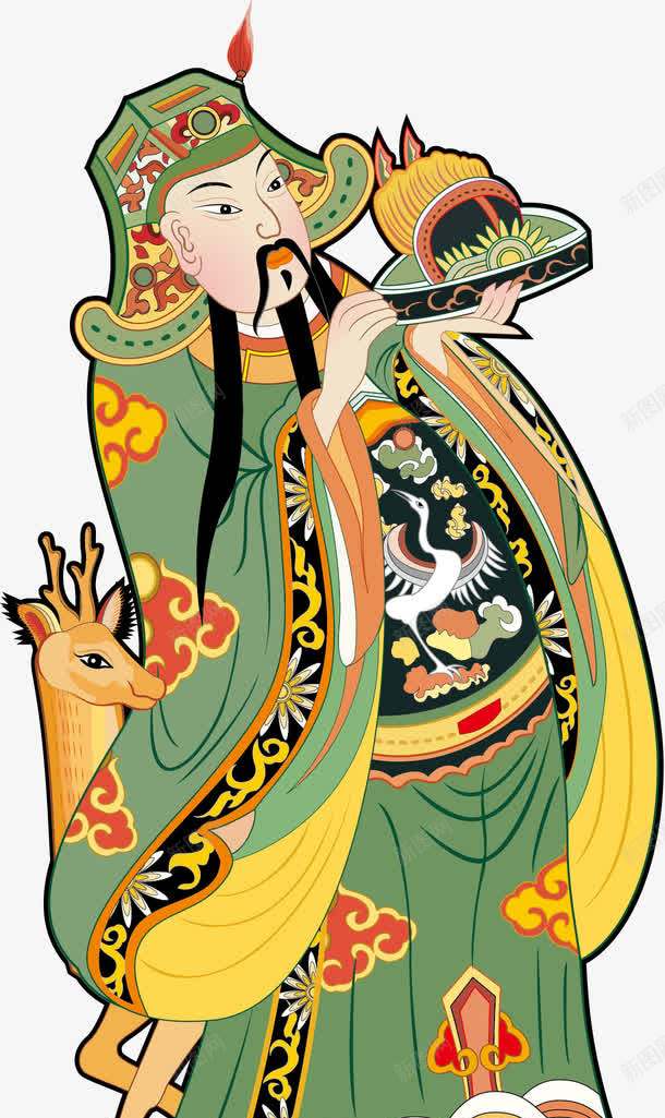 财神爷人物图png免抠素材_新图网 https://ixintu.com 五路财神 元宝 卡通人物 年画 年画人物 恭喜发财 神仙 财神爷 金元宝